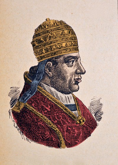 Portrait of Pope Innocent XIII (1721-1724), 1898 by Italian School